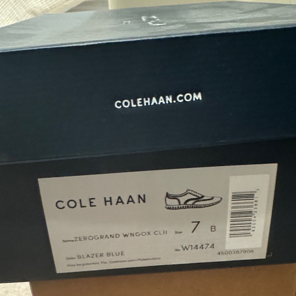 Cole Haan Zerogrand Wingtip Oxfords - Blazer Blue